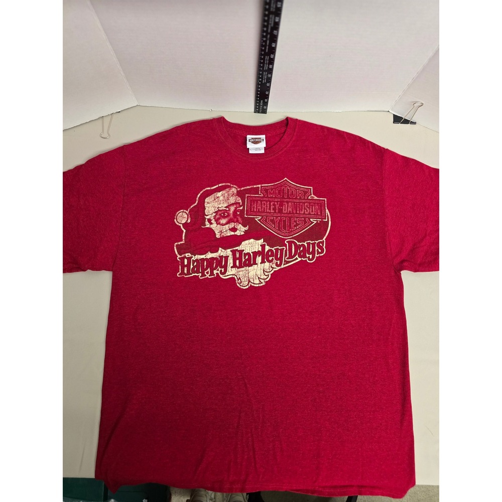 Harley-Davidson Men's XL Happy Harley Days TShirt Santa Medina Ohio